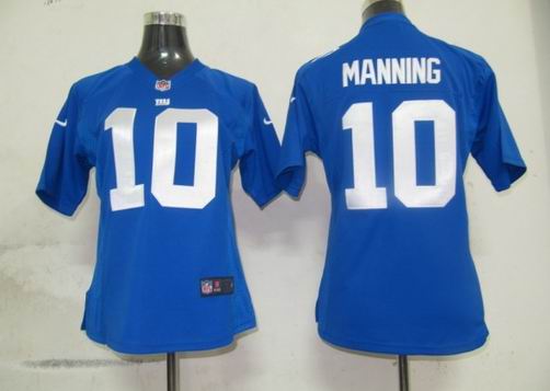 Women Nike NFL New York Giants 10 Manning Elite Jersey
