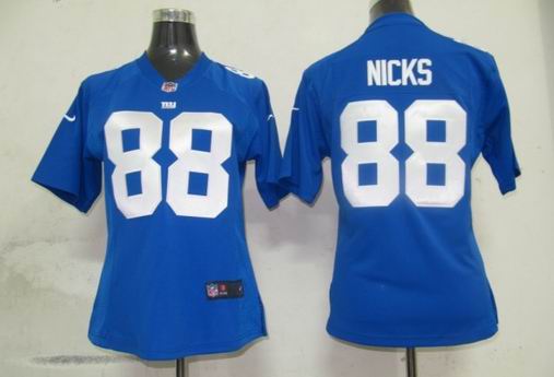 Women Nike NFL New York Giants 88 Nicks Elite Jersey