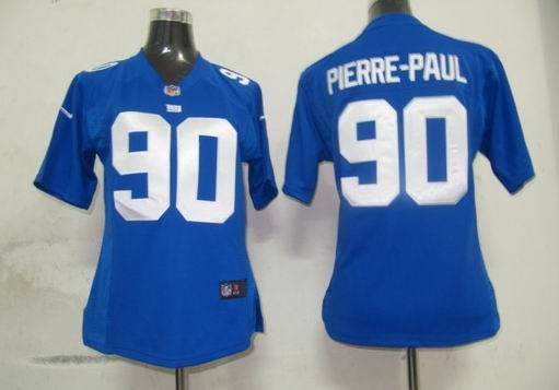 Women Nike NFL New York Giants 90 Pierre-Paul Elite Jersey