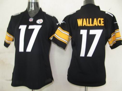 Women Nike NFL Pittsburgh Steelers 17 Wallace Elite Jersey
