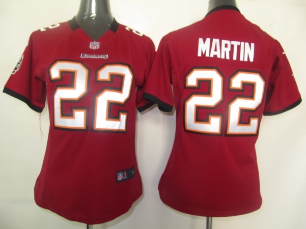 Women Nike Tampa Bay Buccaneers 22 Martin red Elite Jersey