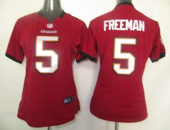 Women Nike Tampa Bay Buccaneers 5 Freeman red Elite Jersey