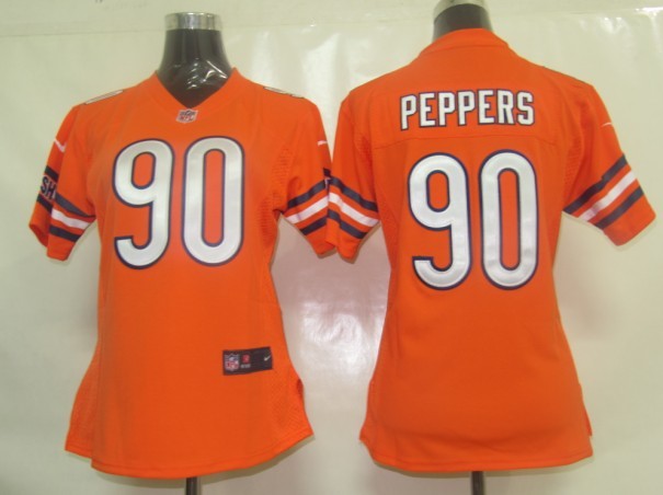 Womens Nike Chicago Bears 90 Peppers Authentic Elite Jersey