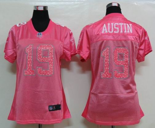 Womens Nike Dallas cowboys 19 Austin Pink Elite Jerseys