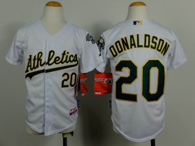 Youth MLB Athletics 20# Donaldson white jersey