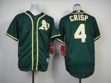 Youth MLB Athletics 4# Crisp green jersey