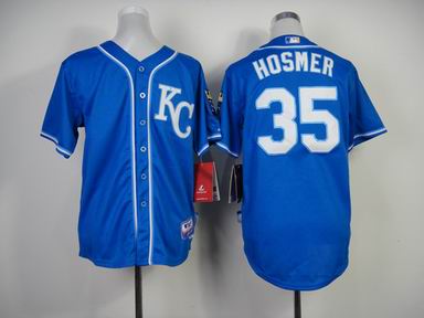 Youth MLB Royals 35# Hosmer blue jersey