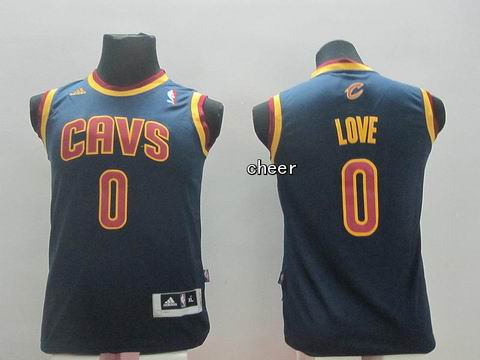 Youth NBA Cleveland Cavaliers #0 love navy Jersey
