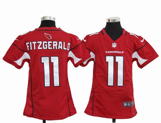Youth Nike NFL Arizona Cardinals 11 Fitzgerald red stitched jersey