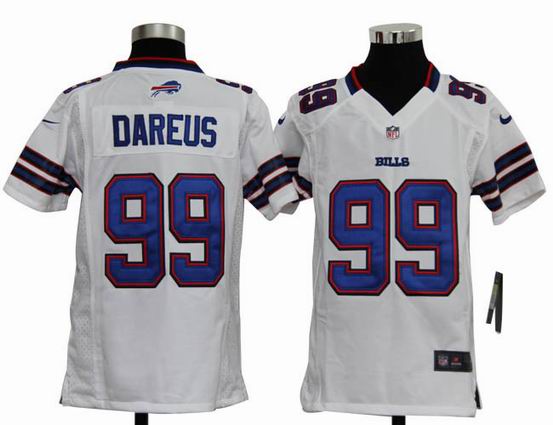Youth Nike NFL Buffalo Bills 99 Dareus white stitched jersey