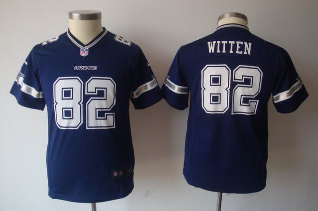 Youth Nike NFL Cowboys 82 Witten blue Game Jersey