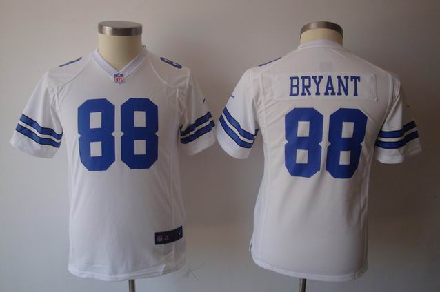 Youth Nike NFL Cowboys 88 Bryant white Game Jersey