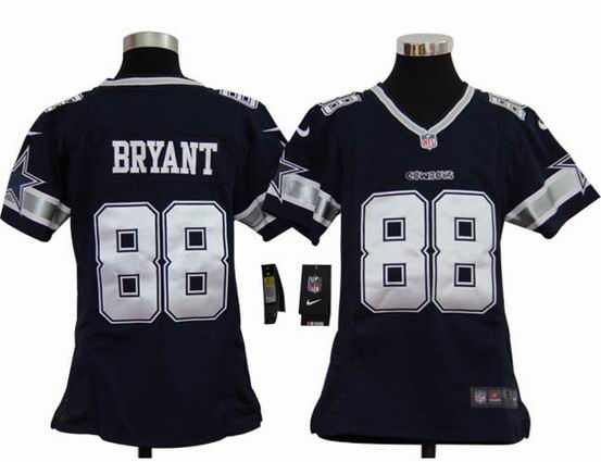 Youth Nike NFL Dallas Cowboys 88 Bryant blue stitched jersey