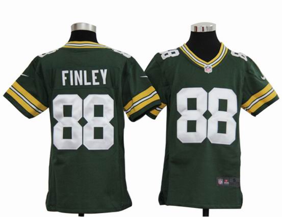 Youth Nike NFL Green Bay Packers 88 Finley green stitched jersey