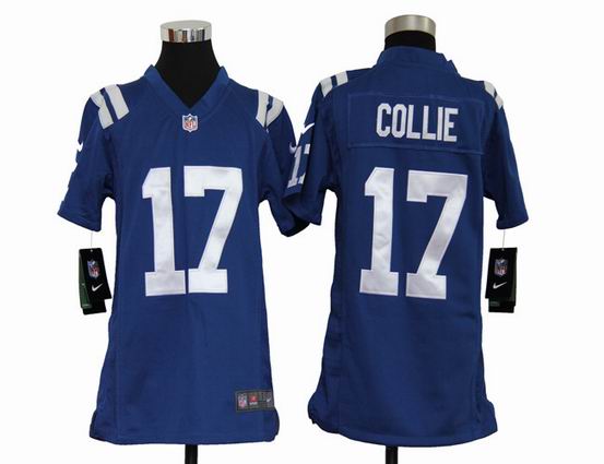 Youth Nike NFL Indianapolis Colts 17 Collie blue Stitched Jersey