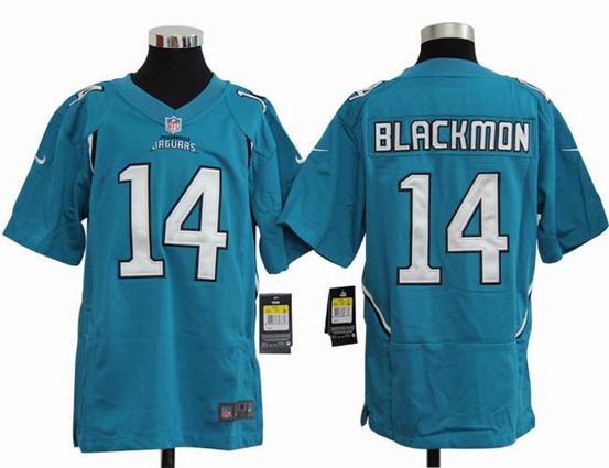 Youth Nike NFL Jaguars 14 Blackmon green Stitched jersey
