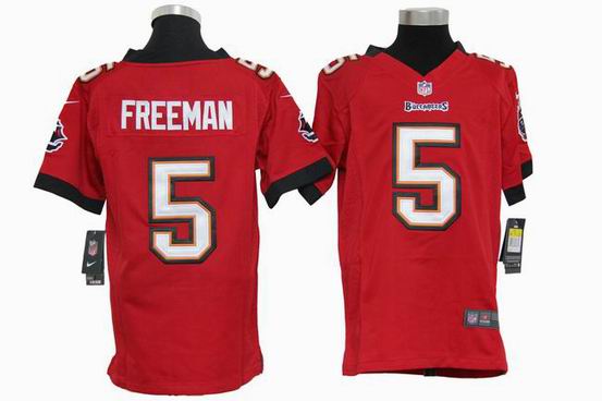 Youth Nike NFL Tampa Bay Buccaneers 5 Freeman red stitched jersey