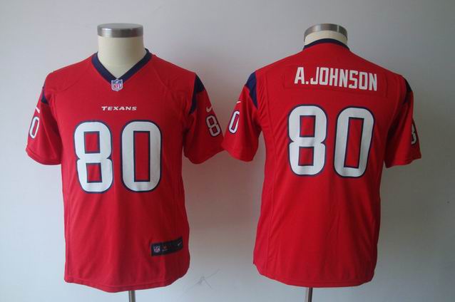 Youth Nike NFL Texans 80 A.Johnson red Game Jersey