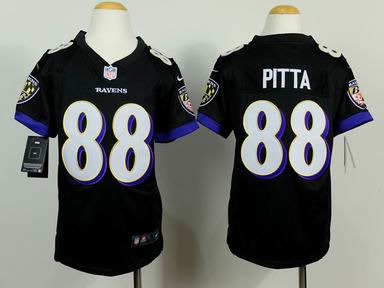 Youth Ravens 88 Pitta black jersey