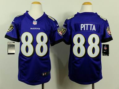 Youth Ravens 88 Pitta purple jersey