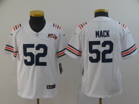 Youth nfl Bears #52 Mack White 100th Season rush II jersey