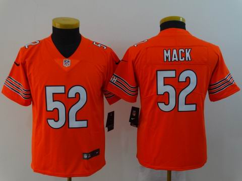 Youth nike nfl bears #52 Mack orange vapor untouchable jersey