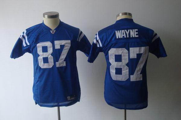 NFL Indianapolis Colts 87 Wayne blue Youth Jersey