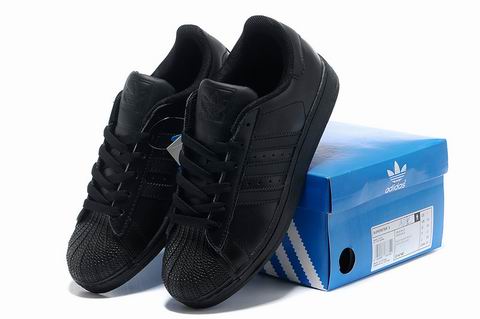 adidas Superstar shoes all black