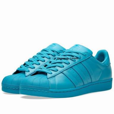 adidas Superstar shoes all blue