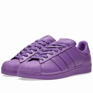 adidas Superstar shoes all purple