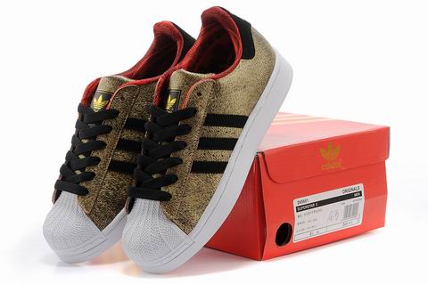 adidas Superstar shoes golden black