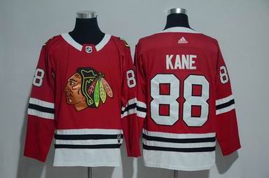 adidas nhl Chicago Blackhawks #88 Kane red jersey