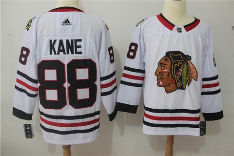 adidas nhl Chicago Blackhawks #88 Kane white jersey