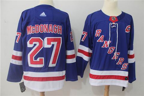 adidas nhl New York Rangers #27 McDONAGH blue jersey