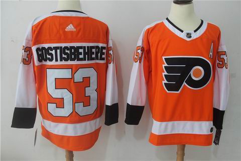 adidas nhl Philadelphia Flyers #53 Gostisbehere orange jersey