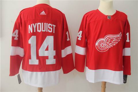 adidas nhl detroit redwings #14 Nyquist red jersey