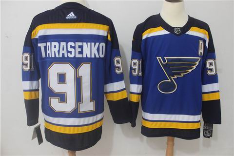 adidas nhl st. louis blues #91 Tarasenko blue jersey