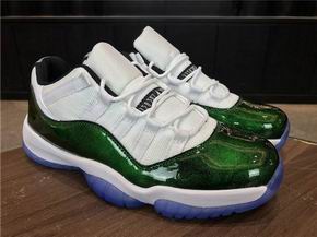 air jordan 11 retro shoes white green