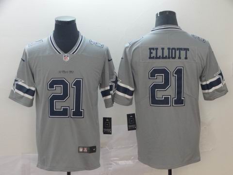 dallas cowboys #21 ELLIOTT gray interverted jersey