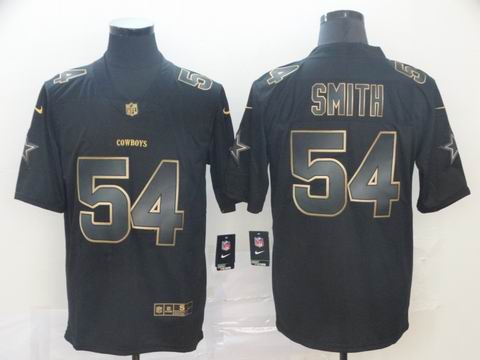 dallas cowboys #54 Smith black golden rush jersey