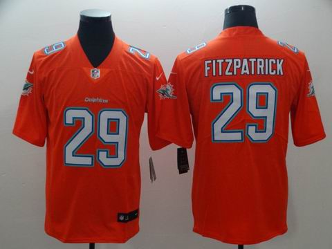 dolphines #29 Fitpatrick orange vapor untouchable limited jersey