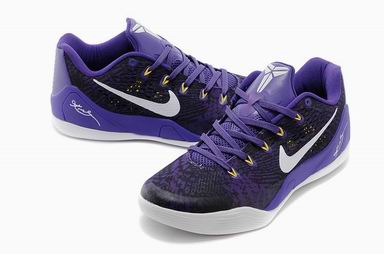 kobe 9 shoes purple white