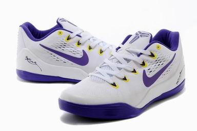 kobe 9 shoes white purple
