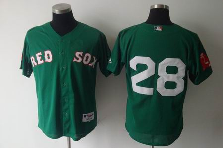 mlb Boston Red Sox #28 Adrian Gonzalez green[cool base]