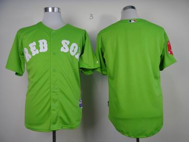 mlb Boston Red Sox blank Green jersey