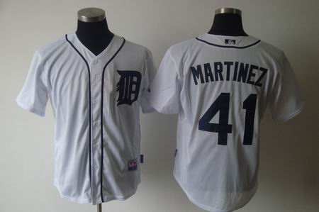 mlb Detroit Tigers #41 martinez white[cool base]