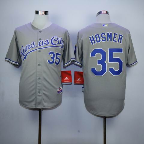 mlb Kansas City Royals #35 Hosmer grey jersey