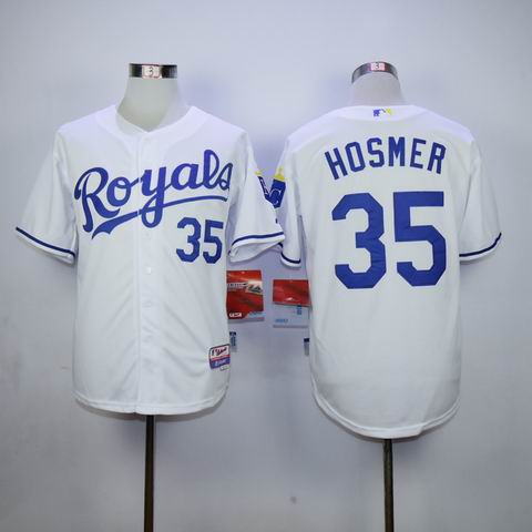 mlb Kansas City Royals #35 Hosmer white jersey