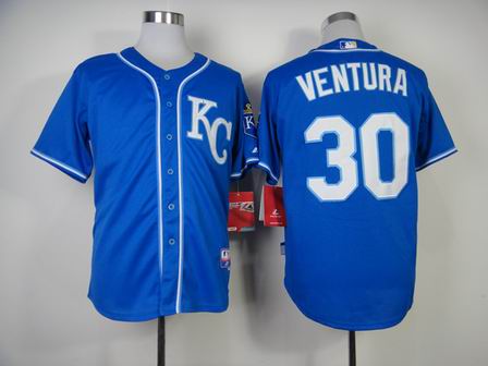 mlb Kansas City Royals 30 Ventura blue jersey
