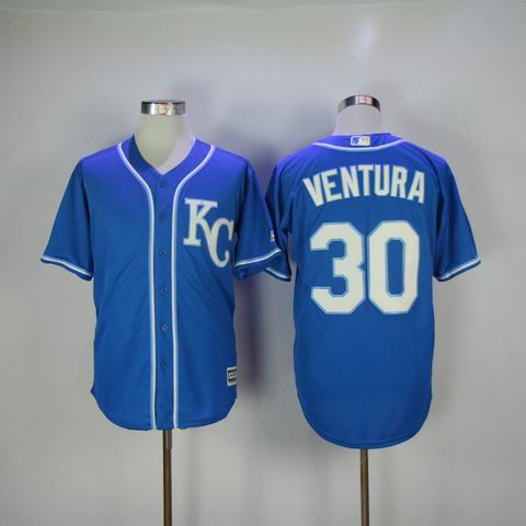 mlb Kansas City Royals 30 Ventura blue jersey
